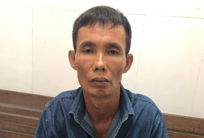 Hiền tại cơ quan công an - Ảnh: T. Nguyễn