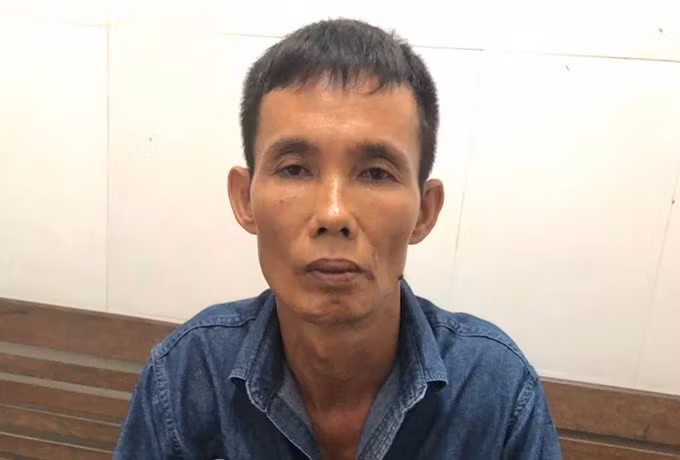 Hiền tại cơ quan công an - Ảnh: T. Nguyễn