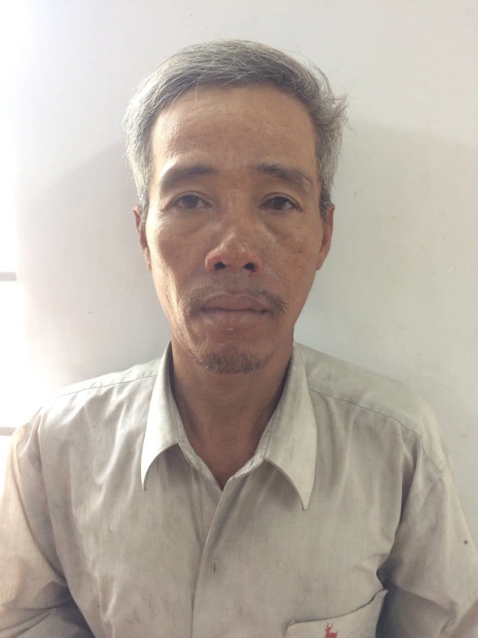 Nguyễn Văn Thanh tại cơ quan công an (ảnh công an cung cấp)