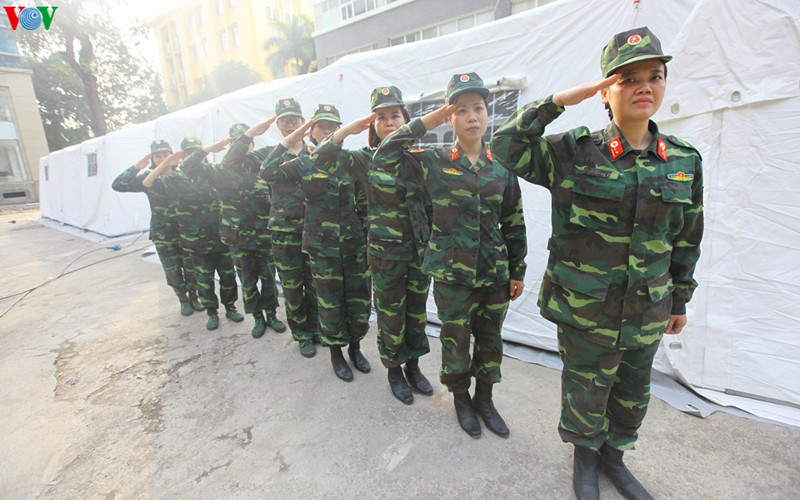 Các nữ quân nhân sẽ tham gia Bệnh viện Dã chiến cấp 2 số 2 tại Nam Sudan (Ảnh: Trọng Phú) Các nữ quân nhân sẽ tham gia Bệnh viện Dã chiến cấp 2 số 2 tại Nam Sudan (Ảnh: Trọng Phú)