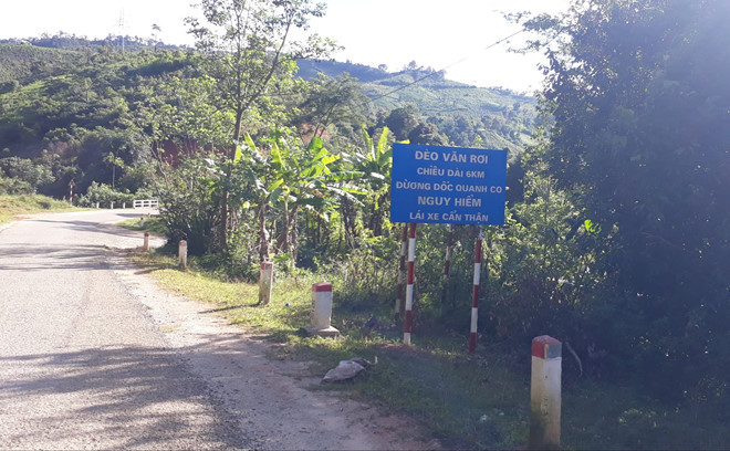 Khu vực đèo Văn Rơi - nơi xảy ra vụ việc. Ảnh: Đức Nhật Khu vực đèo Văn Rơi - nơi xảy ra vụ việc. Ảnh: Đức Nhật