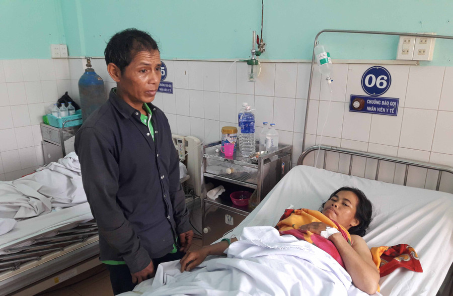 Sức khoẻ của chị Blonh hiện đã ổn định. Ảnh: Văn Ngọc