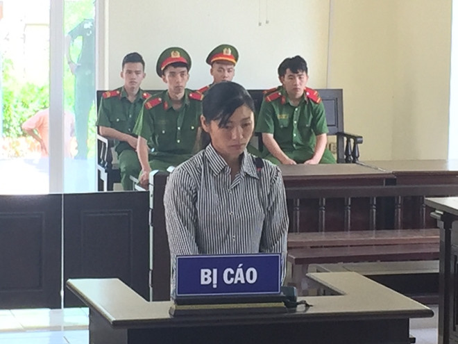 Lý Thị Lai tại phiên tòa xét xử