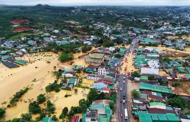  Lũ lụt gây thiệt hại lớn tại Lâm Đồng.