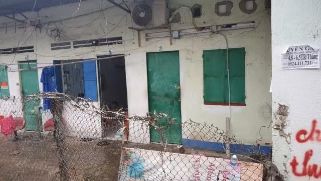 Khu nhà trọ xảy ra án mạng