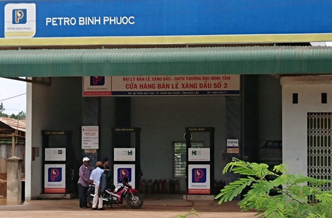 Một cửa hàng xăng dầu của Công ty Minh Tâm tại TP.Buôn Ma Thuột-Ảnh: Nguyên Bình