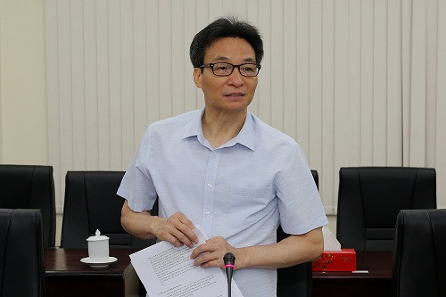 Phó Thủ tướng Vũ Đức Đam phát biểu tại cuộc làm việc - Ảnh: VGP/Đình Nam Phó Thủ tướng Vũ Đức Đam phát biểu tại cuộc làm việc - Ảnh: VGP/Đình Nam