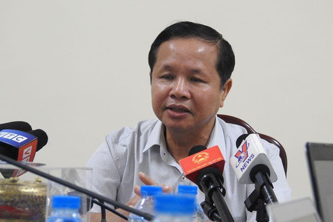 Ông Bùi Trọng Đắc, Giám đốc Sở Giáo dục và Đào tạo Hòa Bình, bị đề nghị cách chức. Ảnh: Quyên Quyên.