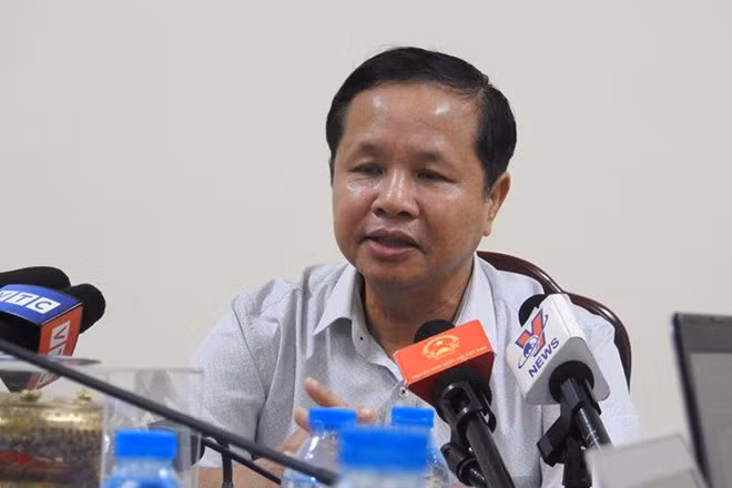 Ông Bùi Trọng Đắc, Giám đốc Sở Giáo dục và Đào tạo Hòa Bình, bị đề nghị cách chức. Ảnh: Quyên Quyên.