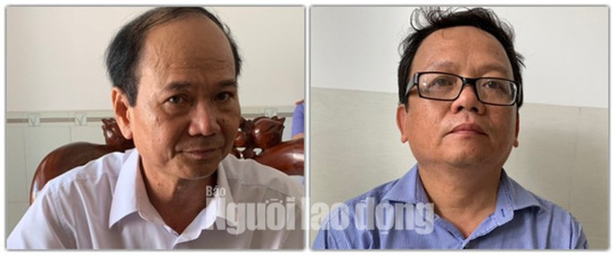 Từ trái qua: Nguyễn Văn Chiến, Lê Hữu Lễ. Ảnh: Công an Trà Vinh Từ trái qua: Nguyễn Văn Chiến, Lê Hữu Lễ. Ảnh: Công an Trà Vinh