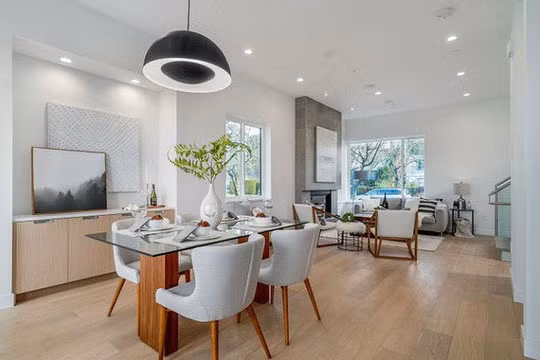 Tone màu không quá 3 khiến cho ngôi nhà trang nhã, thanh lịch hơn.