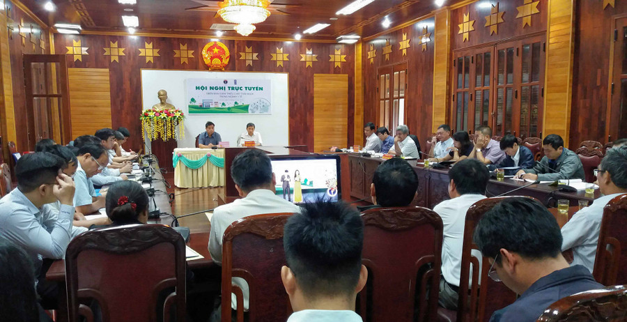 Quang cảnh Hội nghị trực tuyến tại điểm cầu Gia Lai. Ảnh: Như Nguyện Quang cảnh Hội nghị trực tuyến tại điểm cầu Gia Lai. Ảnh: Như Nguyện