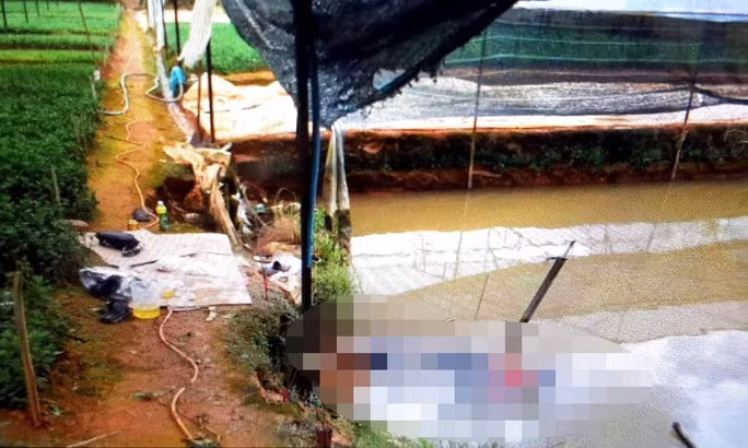 Hiện trường nơi xảy ra vụ việc đau lòng.