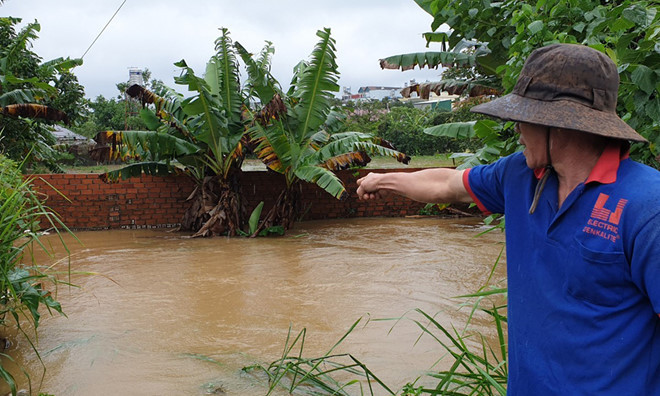 Cống nước nơi ông Hoàng Minh Tú bị lũ cuốn tử vong-Ảnh: Trùng Dương