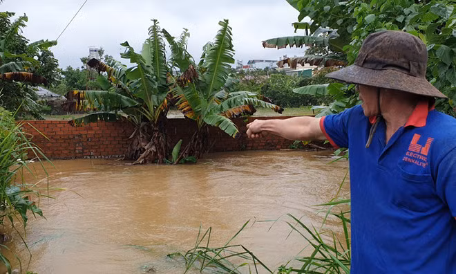 Cống nước nơi ông Hoàng Minh Tú bị lũ cuốn tử vong-Ảnh: Trùng Dương