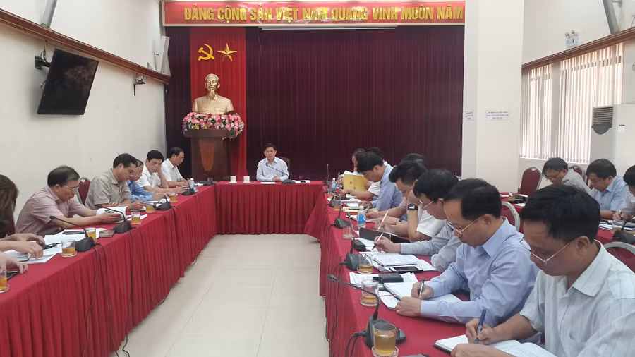  Bộ trưởng Nguyễn Văn Thể chủ trì buổi họp giao ban công tác tháng 8 của Bộ GTVT