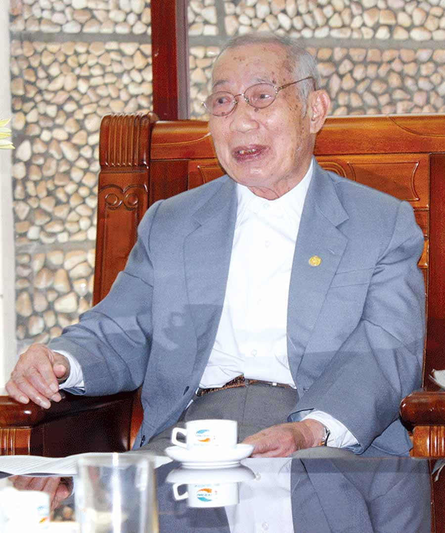 Ông Ngô Thành-nguyên Phó Bí thư Tỉnh ủy, cán bộ lão thành cách mạng. Ảnh: T.S