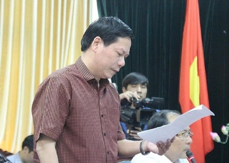 Ông Trương Quý Dương, cựu giám đốc BV đa khoa tỉnh Hòa Bình. Ảnh: TUYẾN PHAN