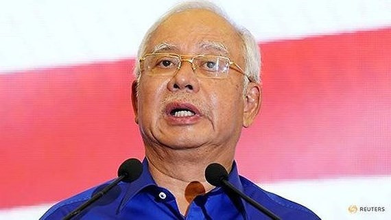 Ông Najib đối mặt với 25 cáo buộc rửa tiền, lạm quyền. Ảnh: REUTERS