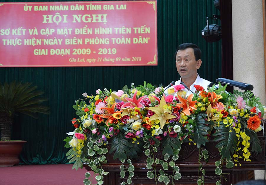 Bí thư Tỉnh ủy phát biểu chỉ đạo tại hội nghị. Ảnh: Phương Dung