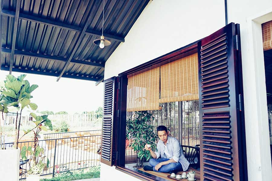 Mô hình farmstay vừa đi vào hoạt động góp phần làm phong phú thêm dịch vụ lưu trú tại Phố núi trong dịp lễ hội. Ảnh: Nhật Tân2