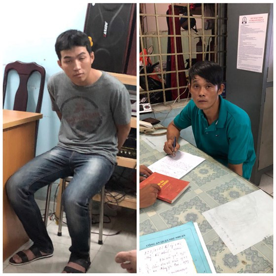  Hai đối tượng tại công an