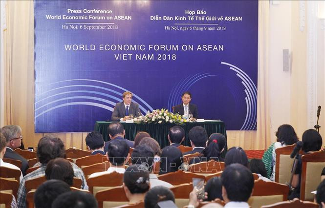 Quang cảnh buổi họp báo. Ảnh: Lâm Khánh/TTXVN