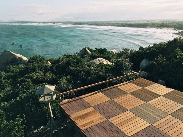 View từ nhà hàng nhìn ra. Ảnh: Instagram