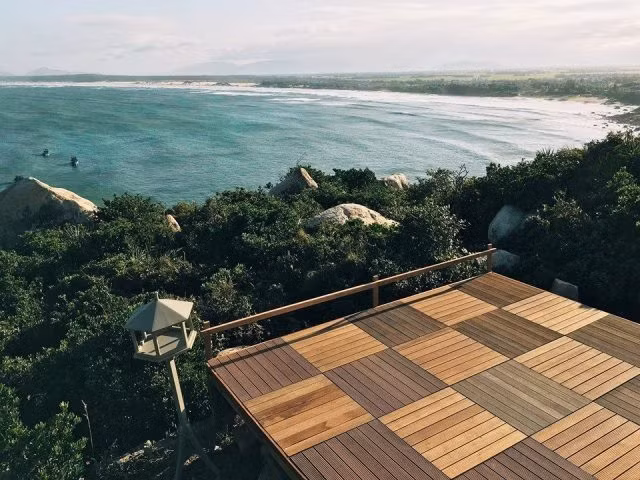 View từ nhà hàng nhìn ra. Ảnh: Instagram