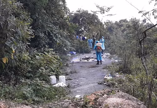  Nơi phát hiện thi thể anh Nam. Ảnh: CAND.