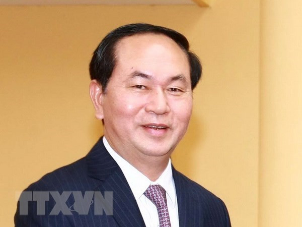 Chủ tịch nước Trần Đại Quang. (Nguồn: TTXVN)