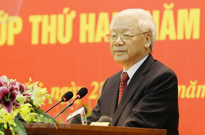  Tổng Bí thư Nguyễn Phú Trọng. (Ảnh: Phương Hoa/TTXVN)