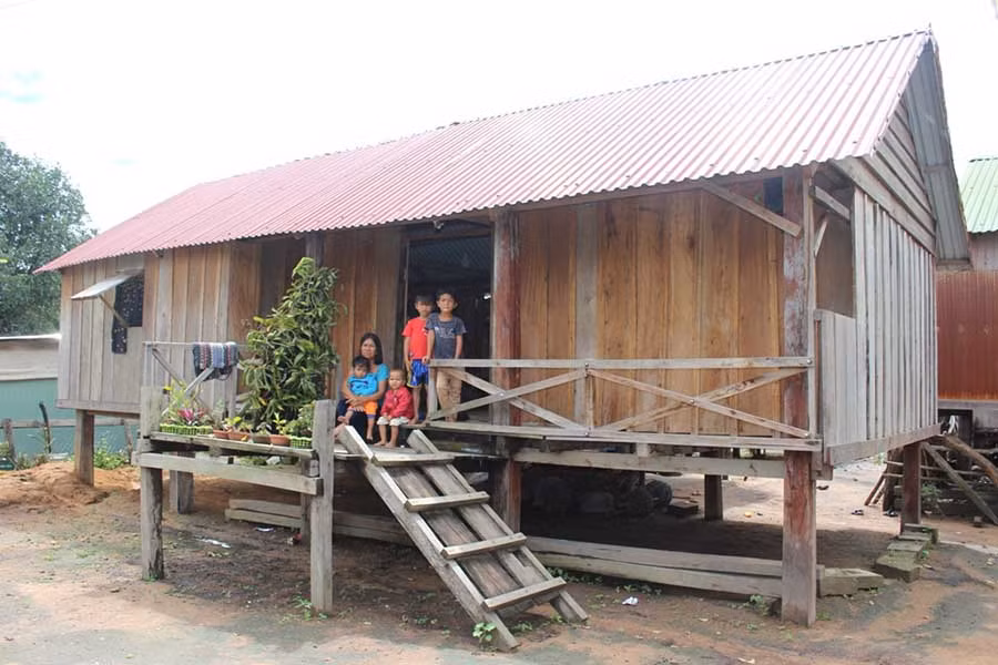  Ngôi nhà của bà Quyr dự kiến được sử dụng để phục vụ du khách có nhu cầu ở lại. Ảnh: P.L