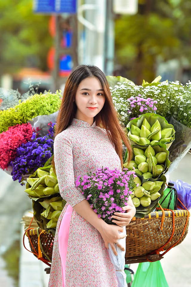 Nguyễn Ngọc Anh (học sinh THPT Nguyễn Bỉnh Khiêm, Hà Nội) là mẫu ảnh được yêu thích.