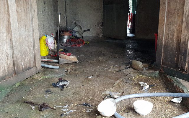 Hiện trường vụ phóng hỏa tự thiêu do mâu thuẫn tình cảm