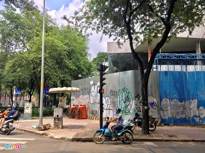 Khu đất tại số 8 Nguyễn Trung Trực. Ảnh: Ngân Giang.