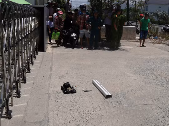 Hiện trường còn lại của vụ cướp