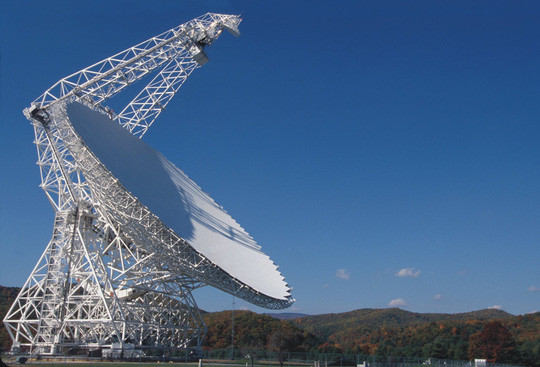 Hệ thống Green Bank Telescope (Mỹ) - ảnh: Astrophysical Journal