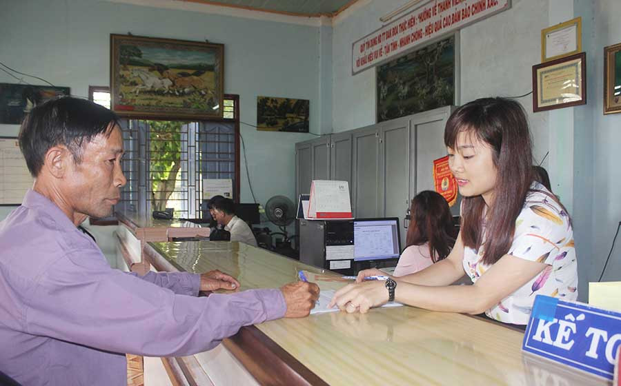  Từ khi có sự hỗ trợ của Co-opbank Gia Lai, khả năng đáp ứng vốn cho thành viên Quỹ TDND đã tăng lên rõ rệt. Ảnh: Hải Bình