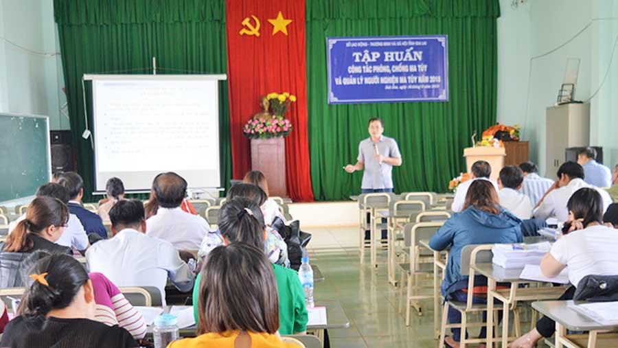  Quang cảnh buổi tập huấn. Ảnh: Đinh Yến