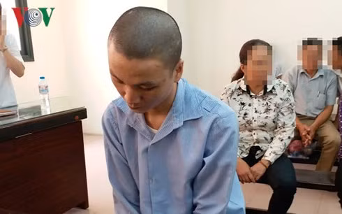 Bị cáo tại phiên tòa sơ thẩm.