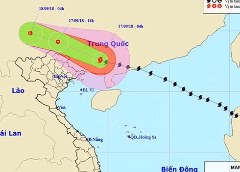 Bão số 6 đã suy yếu thành áp thấp nhiệt đới và có thể gây mưa to ở các tỉnh vùng núi phía Bắc. 