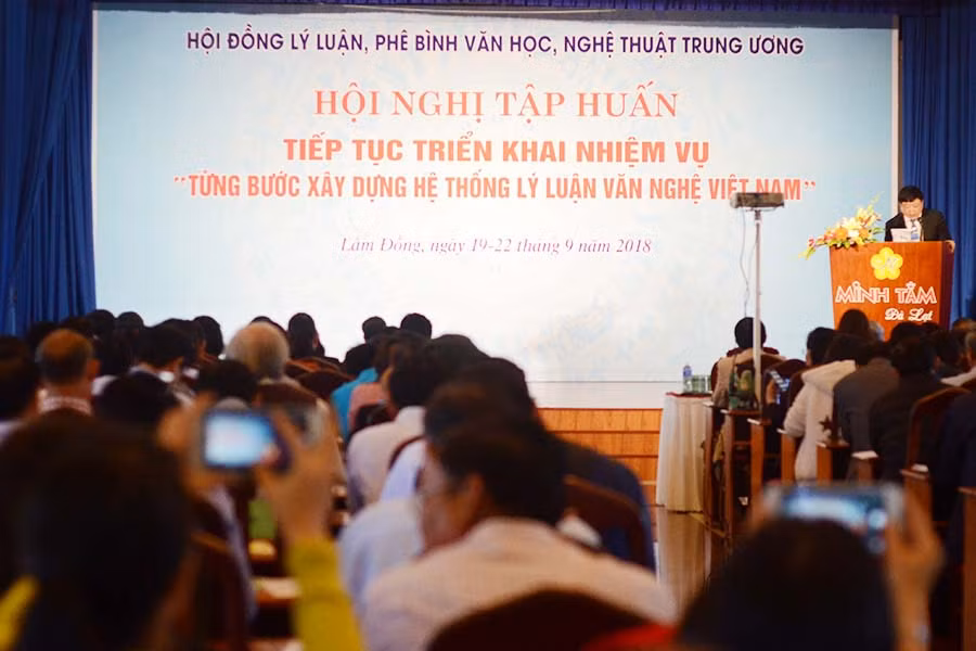 Quang cảnh lớp tập huấn. Ảnh: Phương Linh