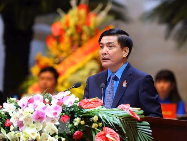 Ông Bùi Văn Cường, Chủ tịch Tổng Liên đoàn lao động Việt Nam khóa 12. (Ảnh: TTXVN)