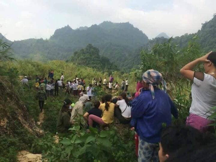 Khu vực phát hiện thi thể nạn nhân