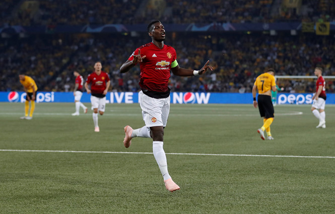  Tại Bern, Pogba chính là điểm sáng nhất của M.U