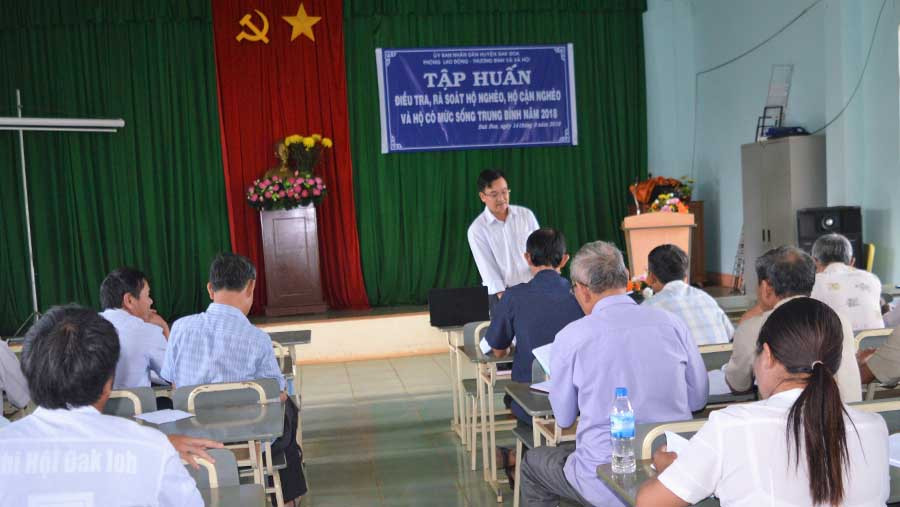 Quang cảnh buổi tập huấn. Ảnh: Đinh Yến Quang cảnh buổi tập huấn. Ảnh: Đinh Yến