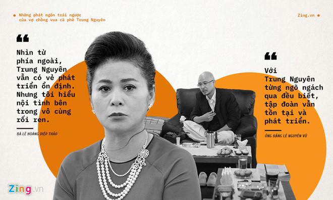 Bà Thảo cũng là người tố có một "thế lực" phá hoại Trung Nguyên. Đồ họa: Hà My. Bà Thảo cũng là người tố có một