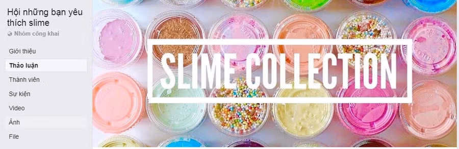 Các hội nhóm, diễn đàn về chất slime thu hút sự tham gia của nhiều thành viên.