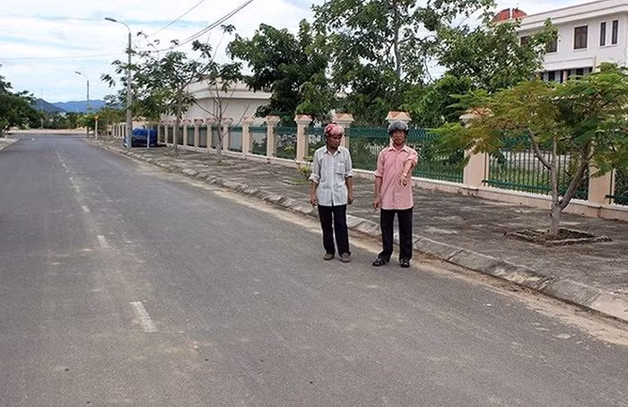 Hiện trường nơi xảy ra vụ cướp.